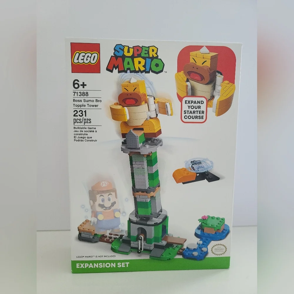 Super Mario Boss Sumo Bro Topple Tower Expansion Set Lego 71388